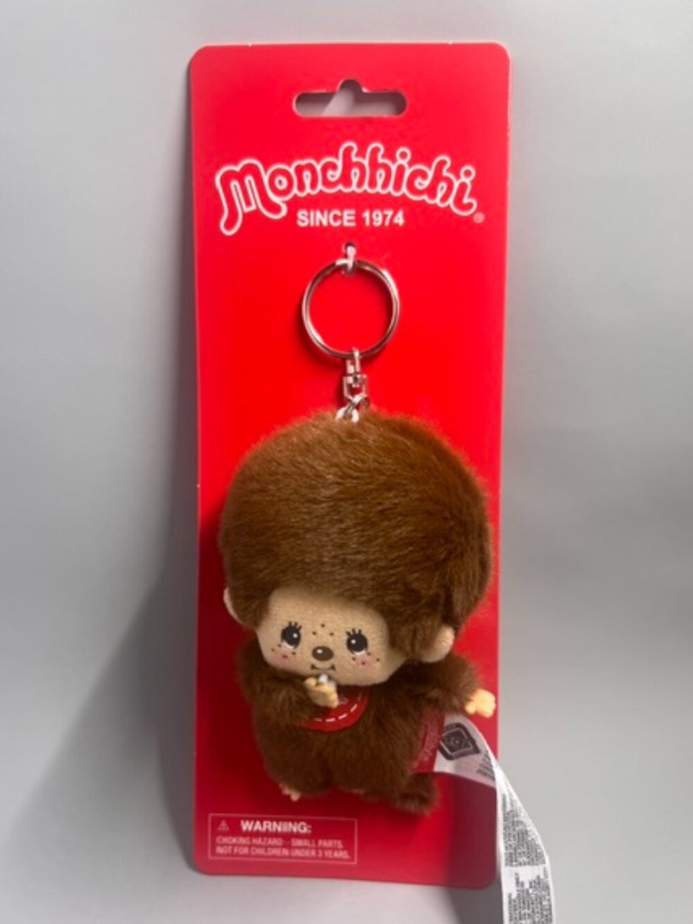 NWT Monchhichi Plush Keychain/Bag Charm